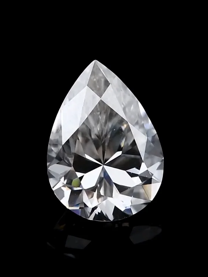 jewelry moissanite rough def color moissanite diamond stone pear