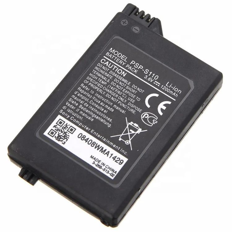 1200mah 3.6v Li-ion Rechargeable Battery Pack For Sony Psp 3000 2000 ...