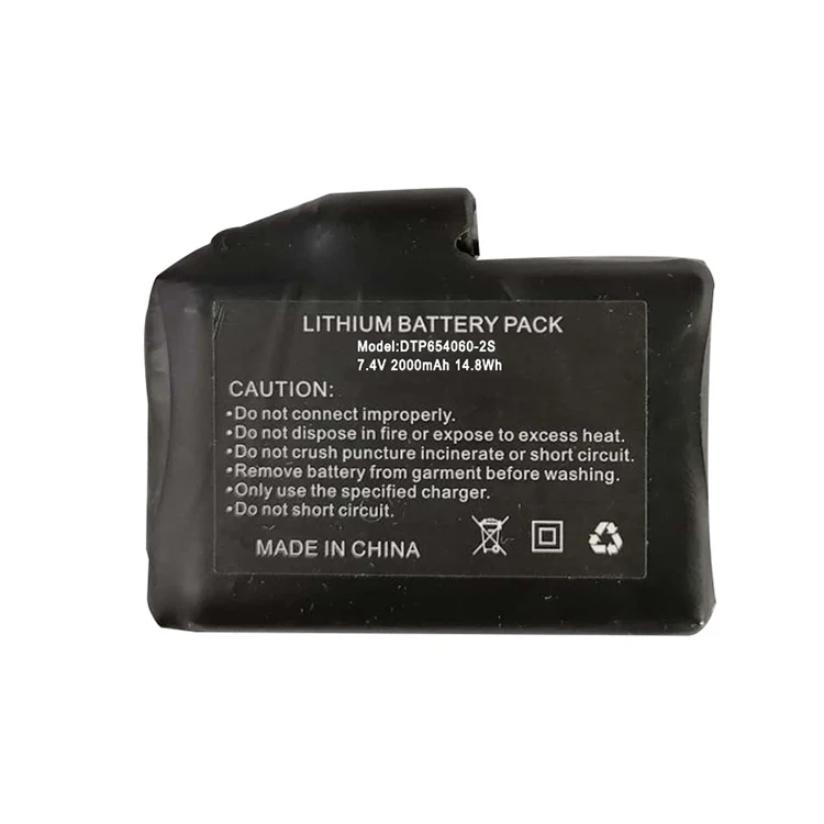 654060 654060-2S 654065-2S 7.4v 2000mah 2100mah 755060-2S 충전식 리튬 배터리 팩 ...