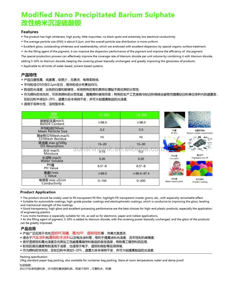 Quality Natural Barium Sulfate (baso4)b l909 For Paint & Powder