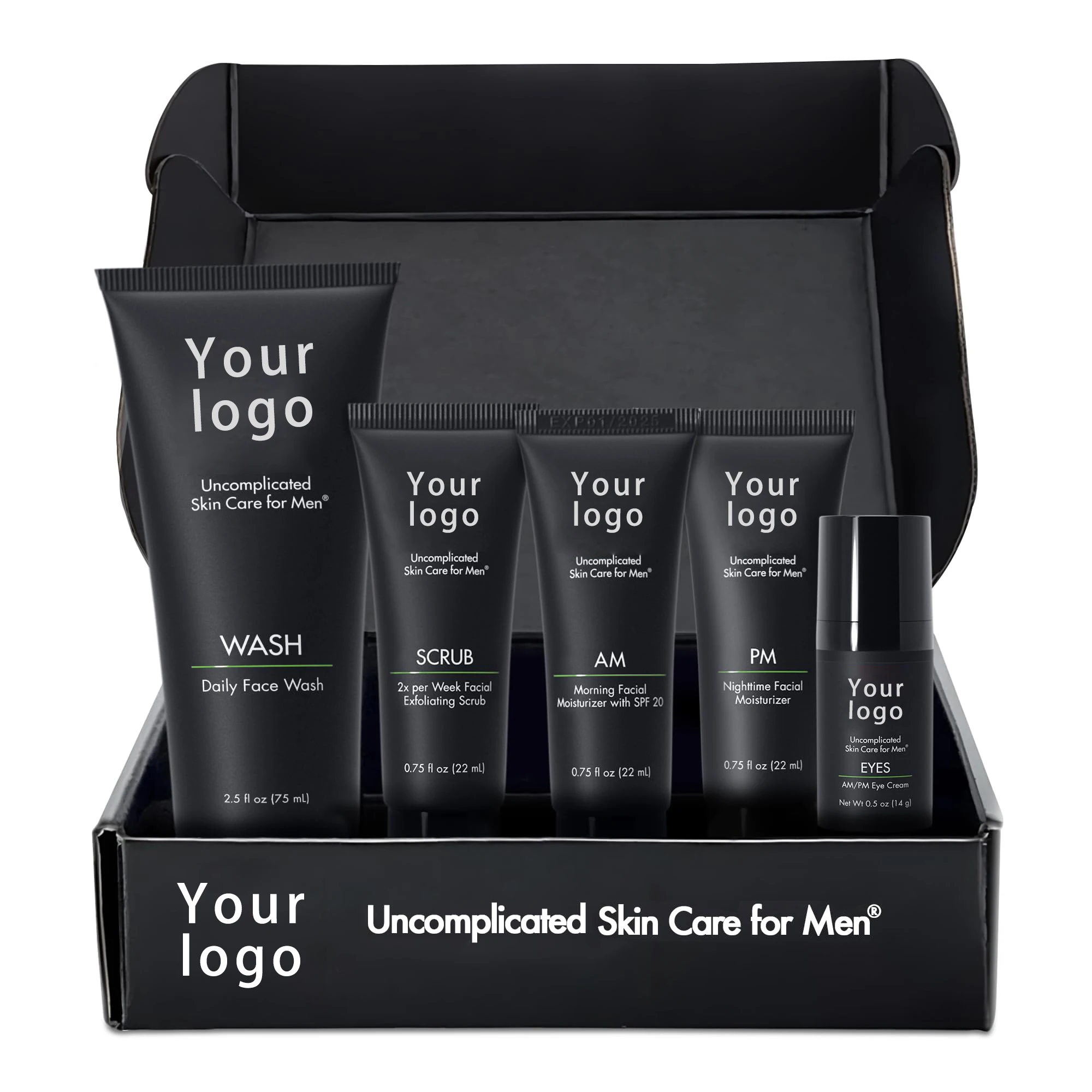 Essential Skin Care Routine For Men Face Wash Kit For Fines Lines