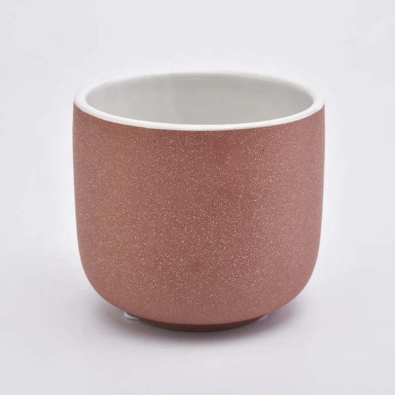 Christmas matte coloured candle jar unique