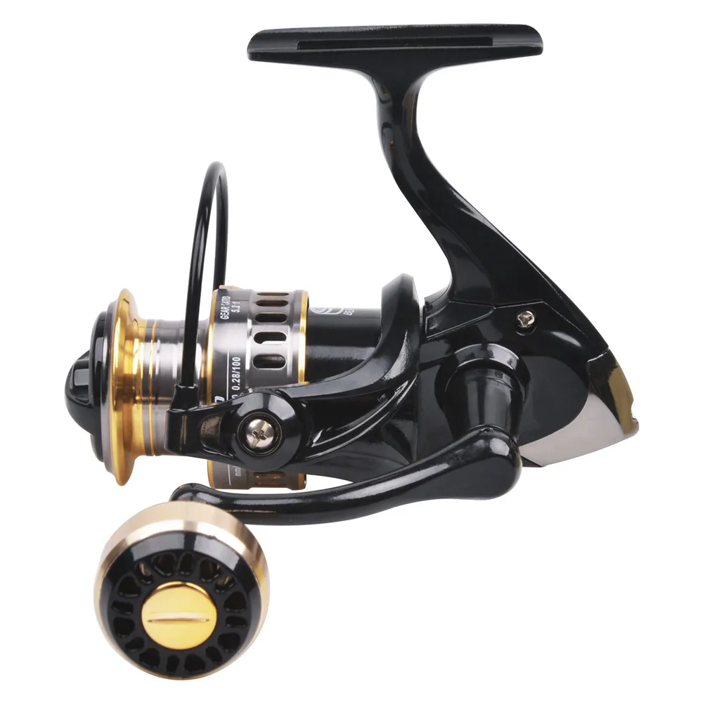 ef1000-7000 fishing reel YUMOSHI EF Series Gold Spinning 12 BB Whole Metal Line Cup (EF1000) : Sports & Outdoors LINNHUE Fishing Reel HE1000-7000 Drag