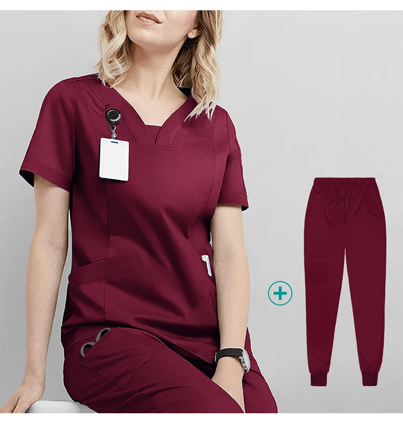 Custom Scrubs Uniforms Medical Scrubs Uniforms Sets Wholesale Stretchy