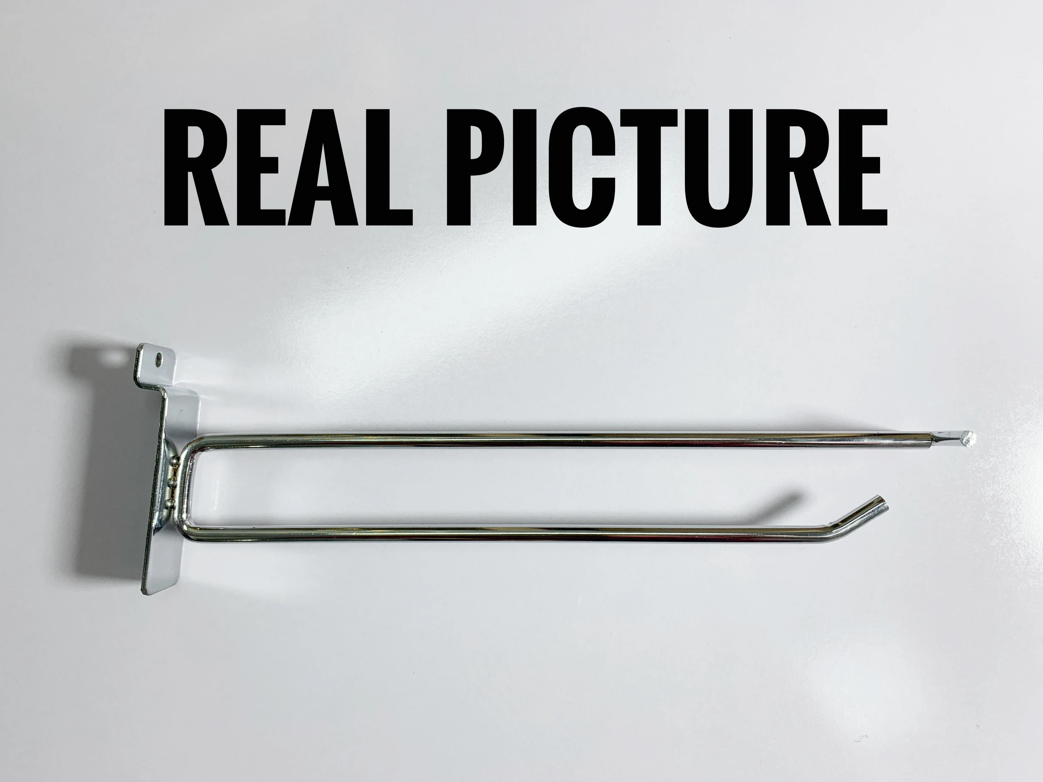 Fixture Displays 6 Inches Slatwall Scanner Hook Euro Hook With Price