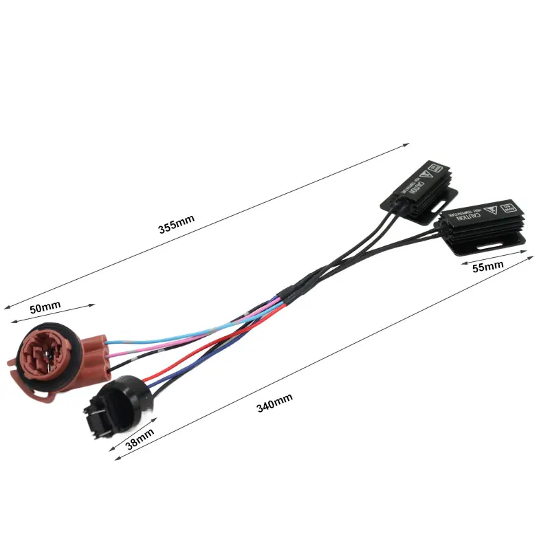 ONEGOL Car Load Resistors 1157 1156 1156P Steering Strobe Fault Decoder ...