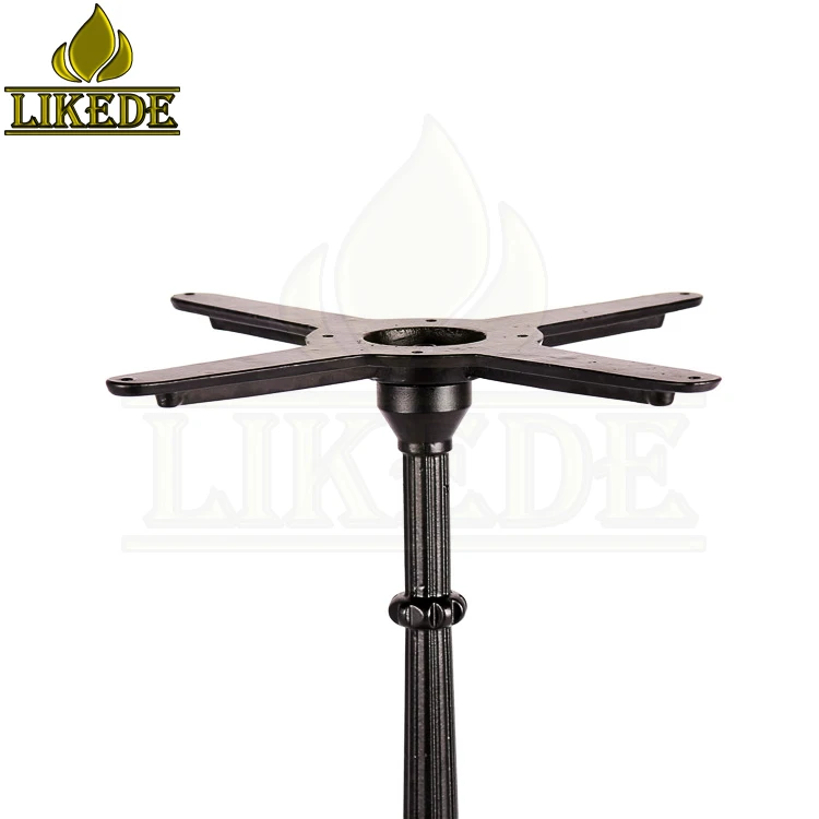 Antique European Classic Black Cast Iron Table Base Unique Furniture Legs