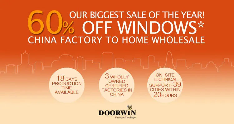 Doorwin 2020 Latest Design New Modern Energy Efficient Solid Wooden Push Out French Casement Windows With Safety Glass For Sale
