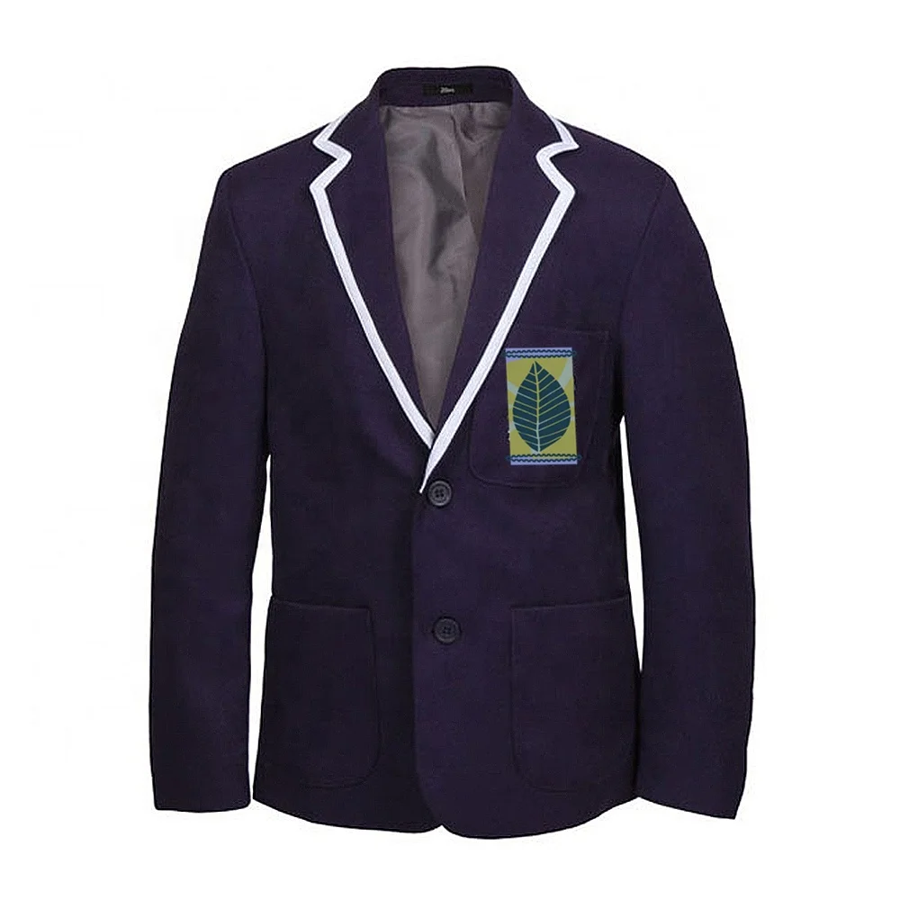 Custom British Style Students Wear School Uniform Blazer