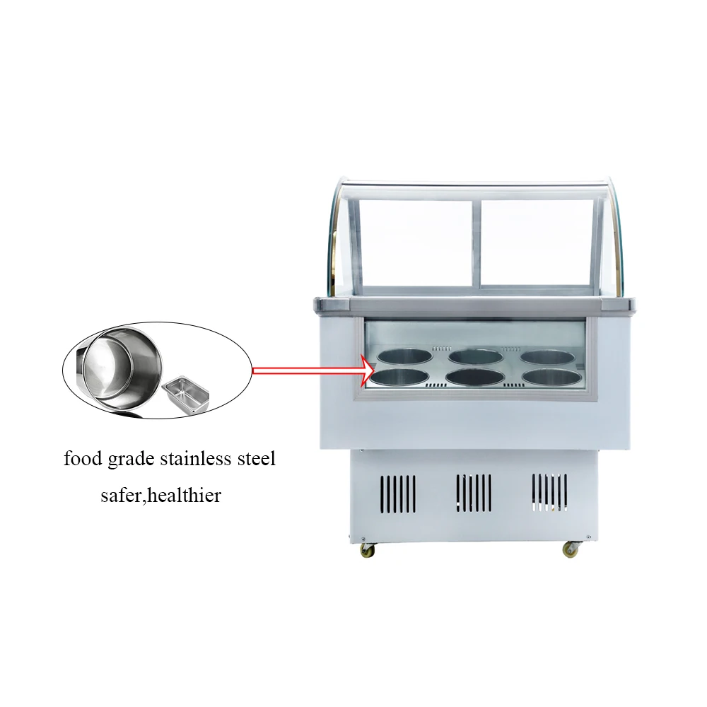 Best Price Small Ice Cream Freezer With Good Quality And Low Energy