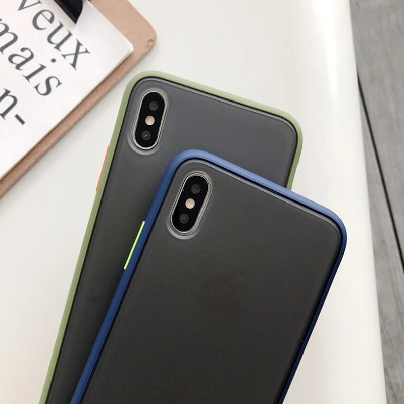 Mobile Covers for iPhone 11 Hard Case Double Colors Hard PC + TPU Soft Phone Bumper Case for iPhone 11 Hybrid Phone Case