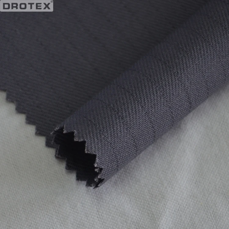 260 Gram Proban Finished 100 Cotton Fire Retardant Fabric For Safety