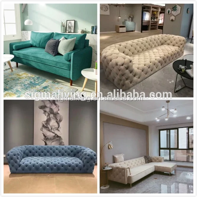 Indoor large fabric couch living room sofa