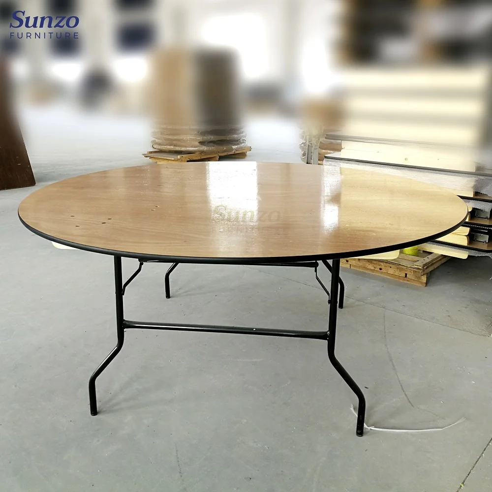 Wholesale 6ft Restaurant Wedding Round Dining Banquet Folding Table Buy Folding Table,Round