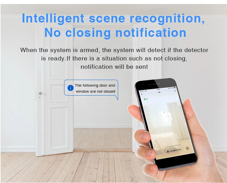 WiFi APP Wireless Control Smart Safe Home Anti-burglar Security Alarm System - ANKUX.COM