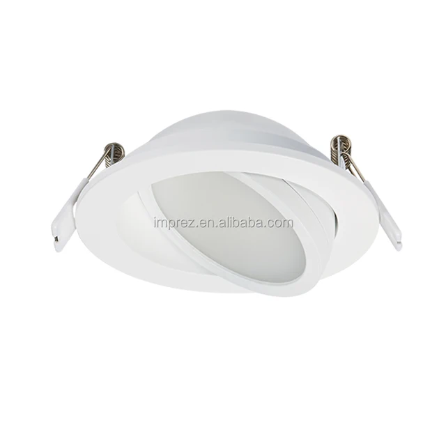 調整可能な IP65 防火ジンバル 10 ワット SMD LED スポットダウンライト色温度による選択スイッチダウンライトホテルホーム