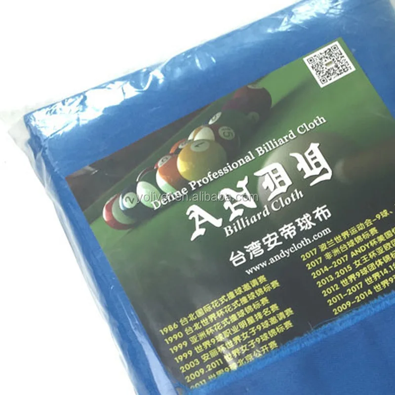 Xmlivet Original Andy 988 9ft Pool Billiards Table Cloth In Blue/grey