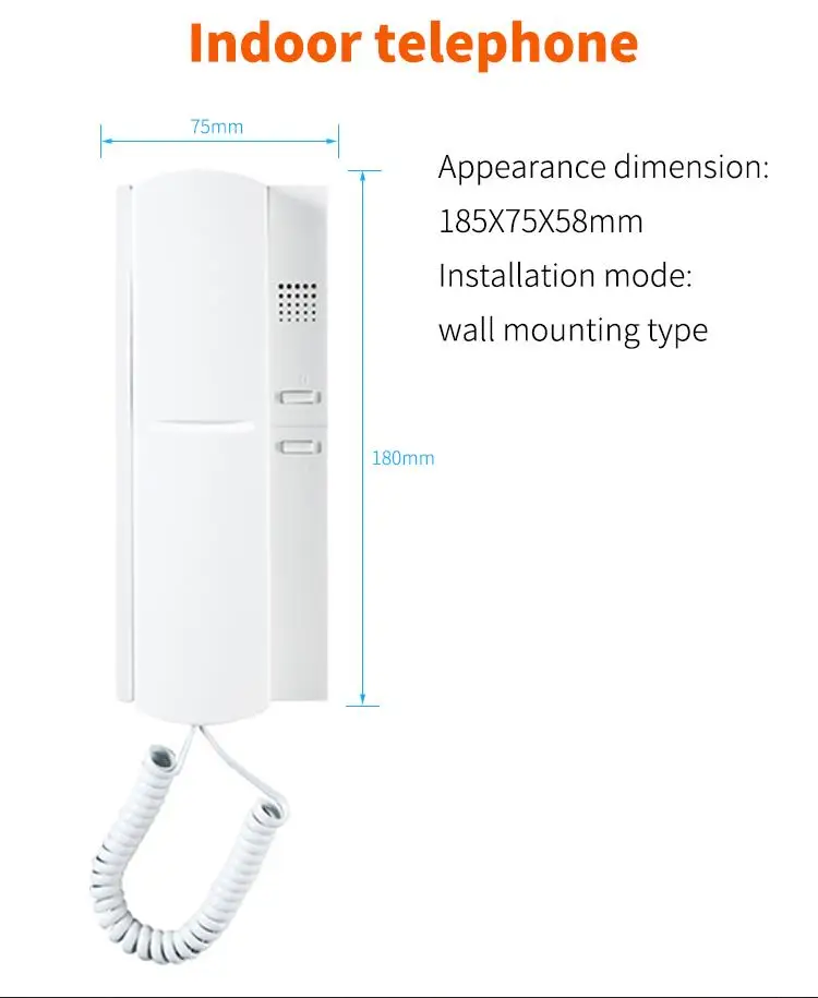 Aittda Biometric Access Control System Building Audio Doorbell