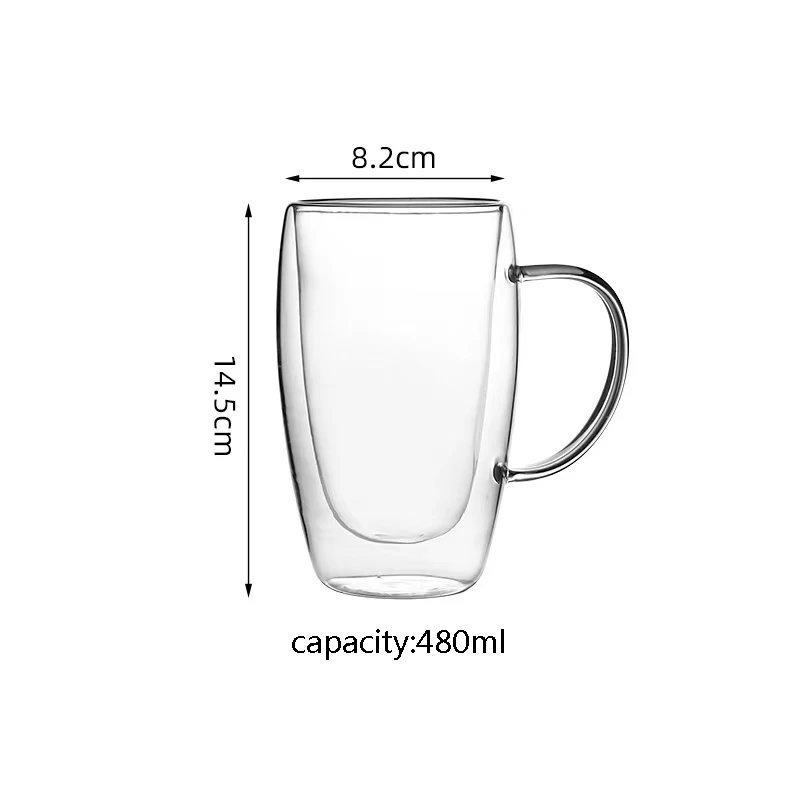 Double Wall Glass Coffee Cup With Bamboo Lid Double Layer Glass Cups For Tea And Coffee Buy