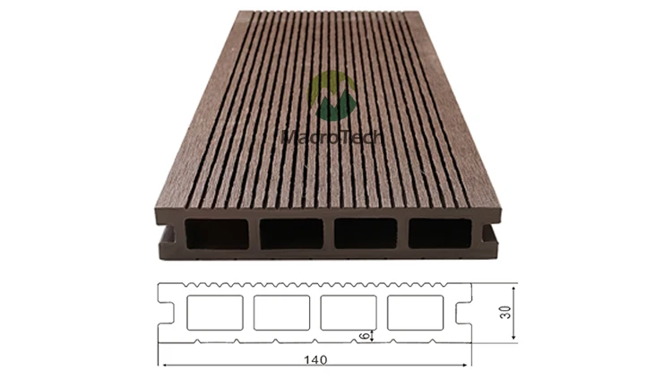 Manufacturer Exterior Swimming Pool wood plastic composite Solid WPC Decking Flooring