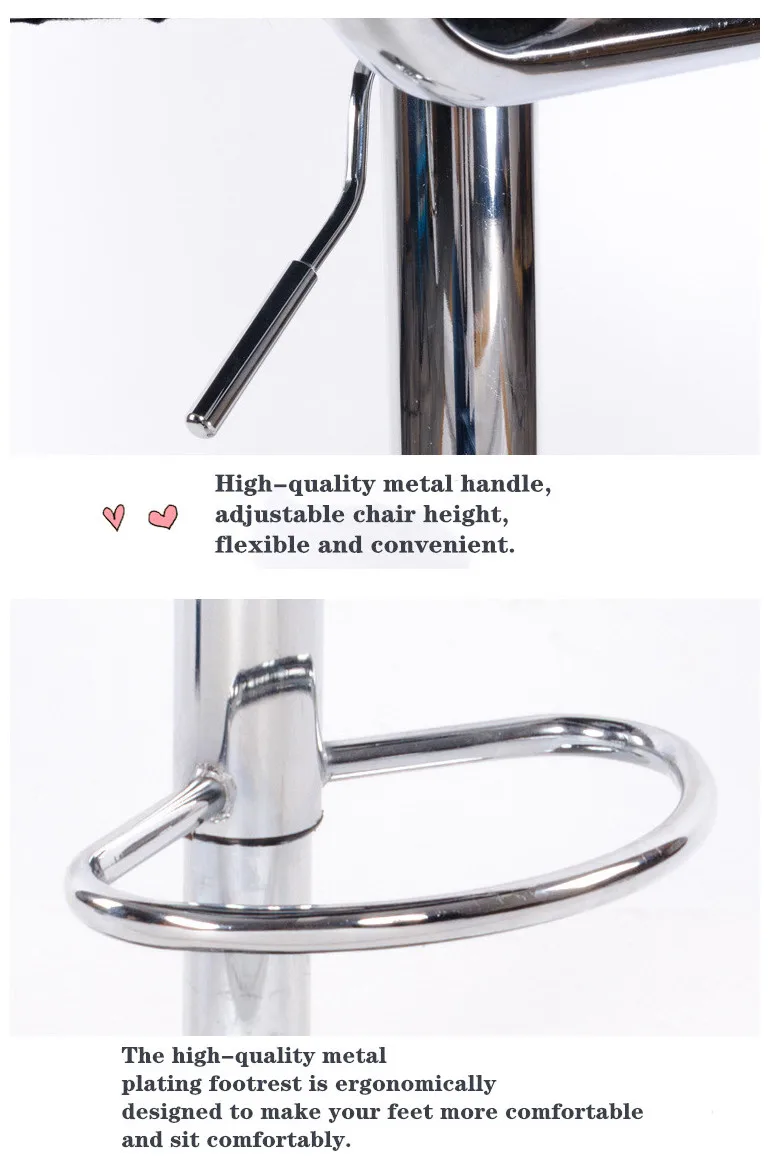 Modern hot selling PU leather adjustable bar stool chair Promotion bar chair