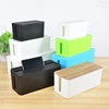 New products cable box plastic storage box electric wire cable storage box for Entertainment Center Home Office