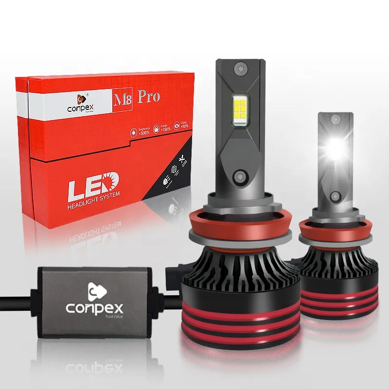 Conpex High Power 50W  Automotive Light Car LED Headlight Bulbs H7 For Auto Customized M8 Pro