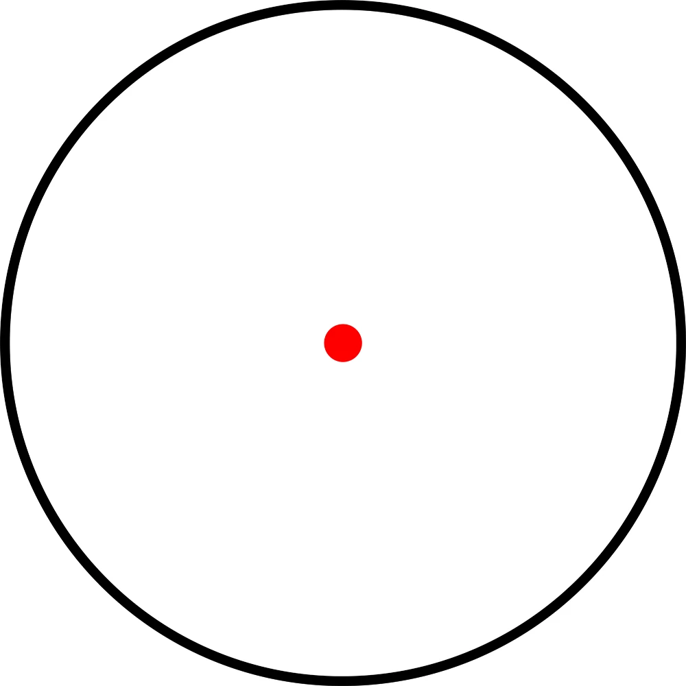 pinpoint sized red dots