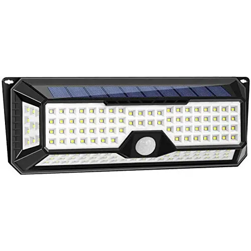 Solar Light 136 LED PIR Motion Sensor Home Garden Garage Yard Gate Security wall Light 1000LM Waterproof IP65