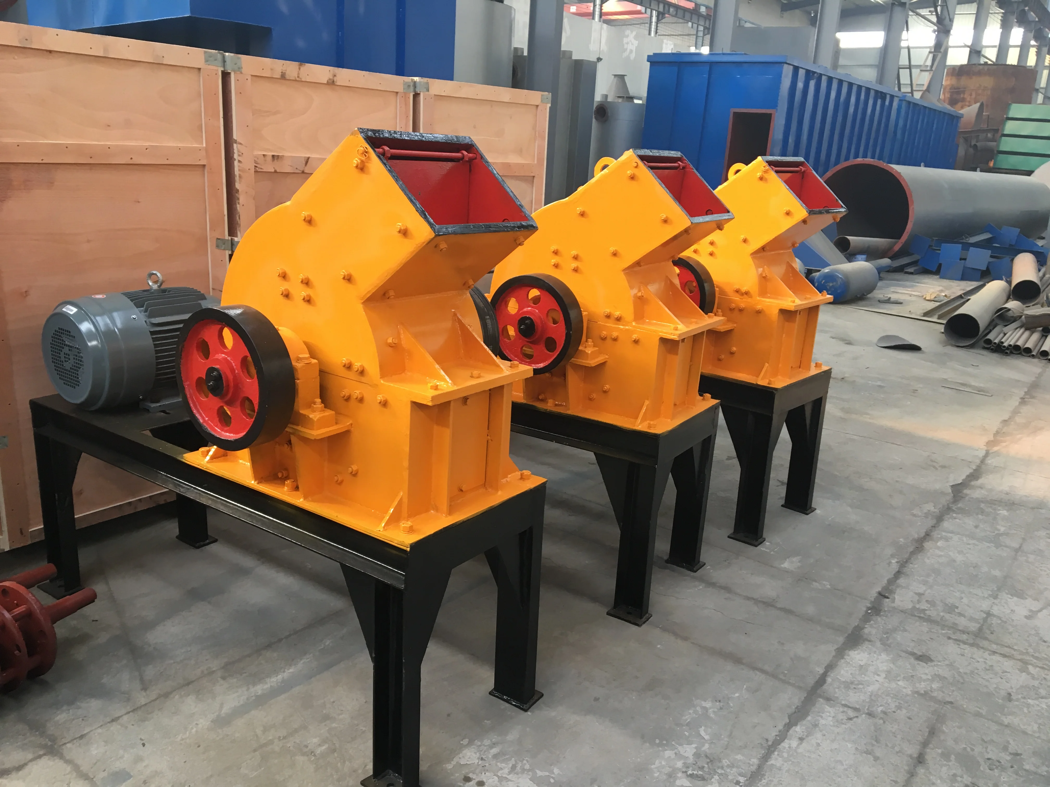 Sales Service Provided Ring Stone Gold Ore Glass Hammer Mill Crusher