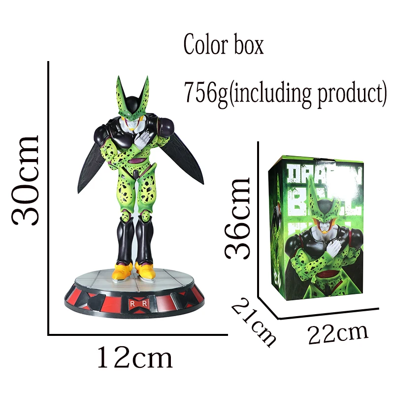 Dragon Ball Cell Figure Cell Figurine Action Figures Gk Statue With