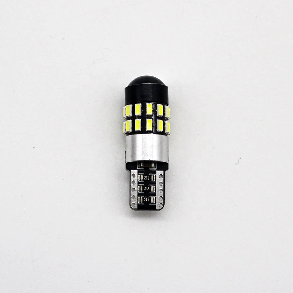 T10 194 2825 168 W5W 3014 30SMD Led Automotivo T10 Clearance lights CANBUS No Error With Lens For 12V 24V Xenon White