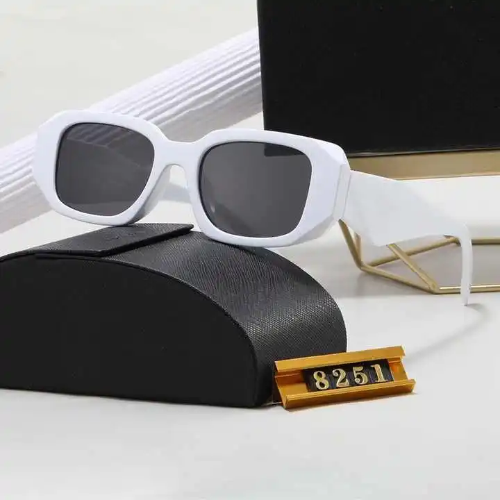 black sunglasses prada