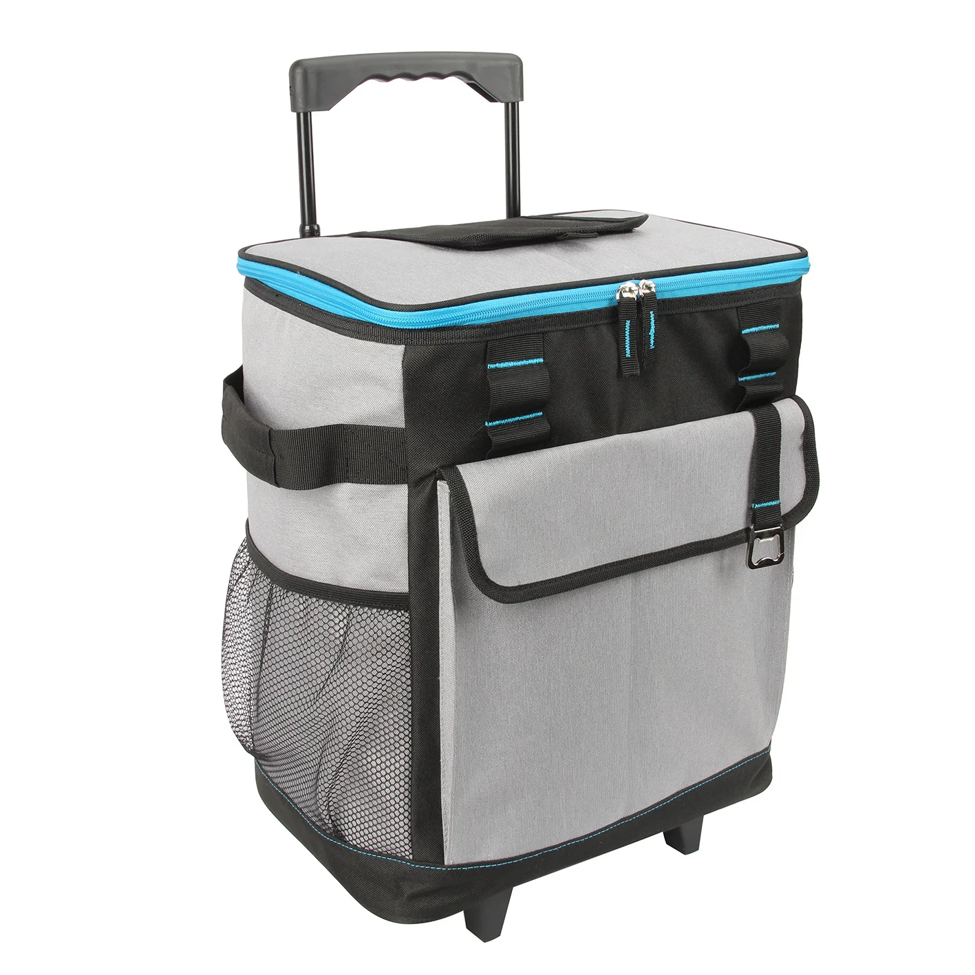 Custom Folding Casual Insulated Rolling Cooler Bag Beach Fishing