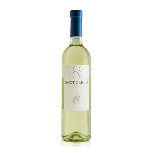 Italian White Wine - Pinot Grigio Garda Doc - Rocca Sveva - Glass ...