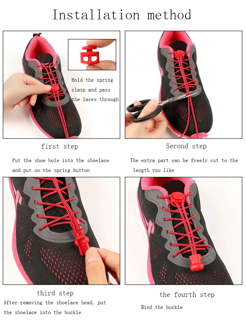 Selling Elastic Lock Shoe Laces Wavy Python Pattern Polyester Lazy No ...