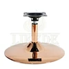 Newest luxury swivel chair base high quality metal rose gold 304# stainless steel sofa base