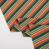 Fancy design knitted rayon yarn dyed stripe spandex viscose jersey fabric