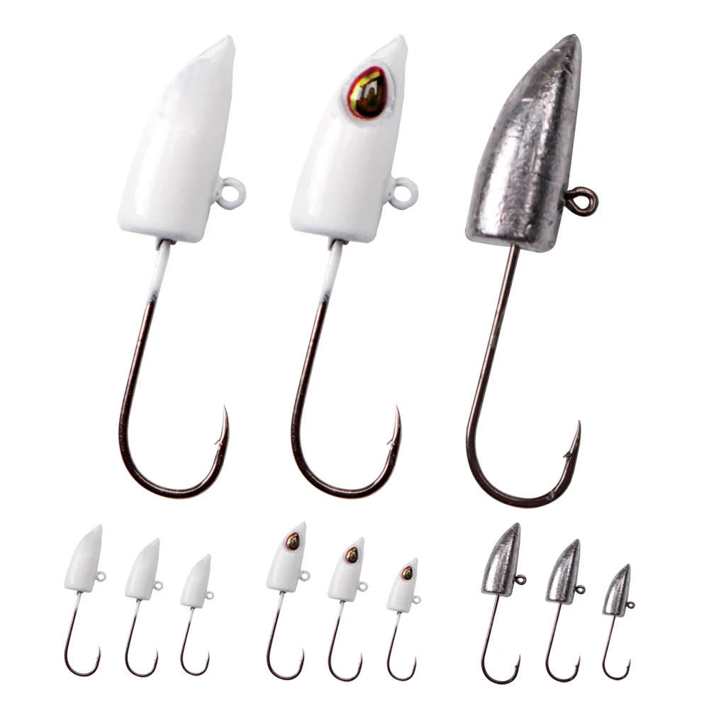 Freshwater Lead Jig Head Hook Jig Heads Fishing 3g 2g 1g Best Ice