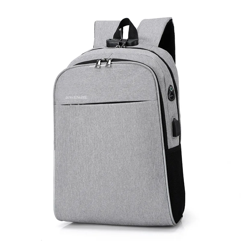 New Backpack unisex USB Charging  Waterproof Business Casual Computer Bag 14-inch Anti-theft Backpack