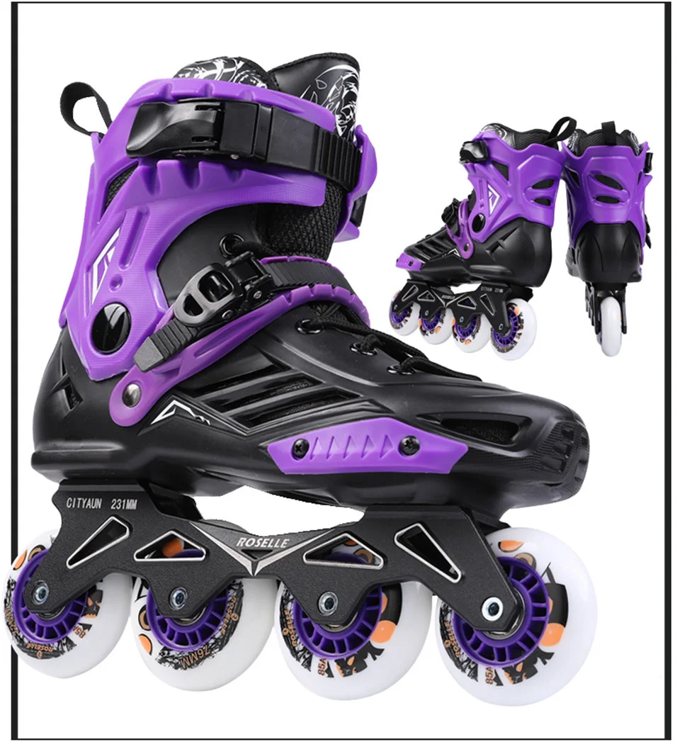 Original Inline Skates Professional Slalom Sliding Free Skating Adult Roller Skating Shoes