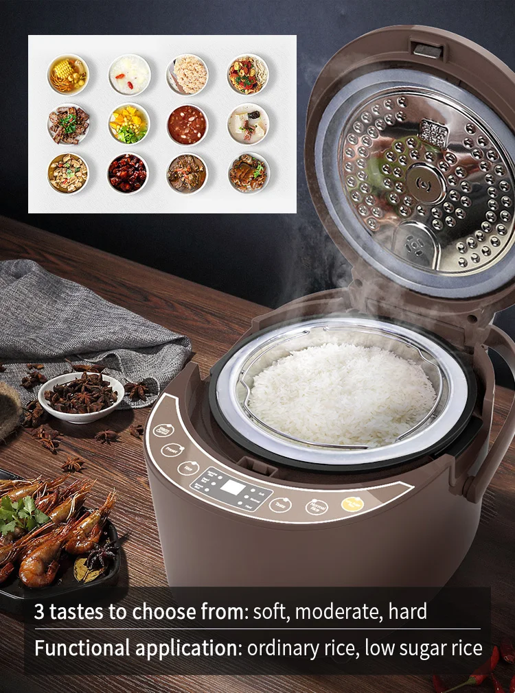 Factory Supply Kitchen 2023 4l Vietnam Digital Multifunctional 6 Cup Low Sugar Electric Rice 8561