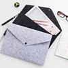 Office supplies A4 size felt document file folder with Logo
