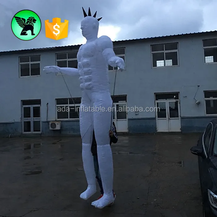 Outdoor Event Parade Inflatable Human Puppet Customized Cartoon Puppet