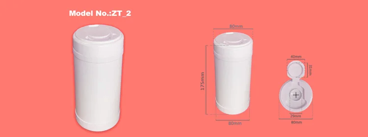 Sanitary Panales Y Wipes Cannister Dry Baby Cleaning Wips Dry Wipe Canisters