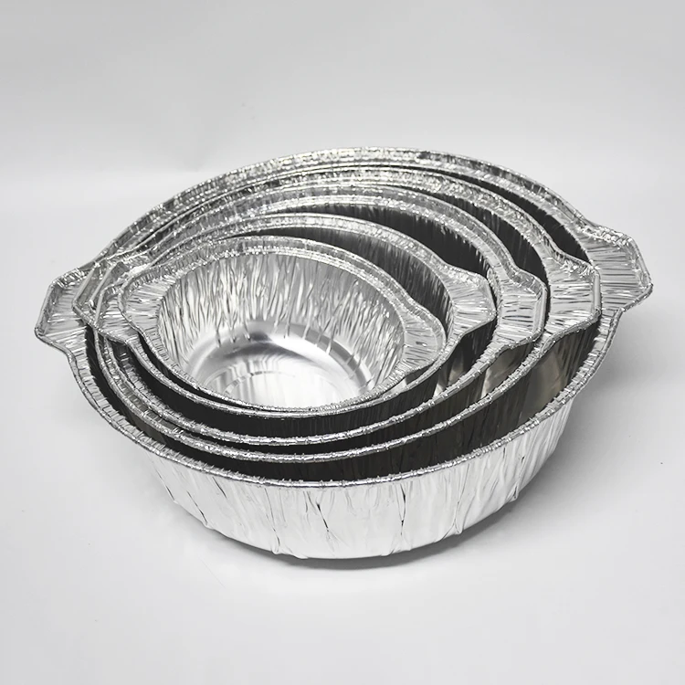 Disposable Best-selling Environmental Round Aluminium Foil Box Bowl/pot ...