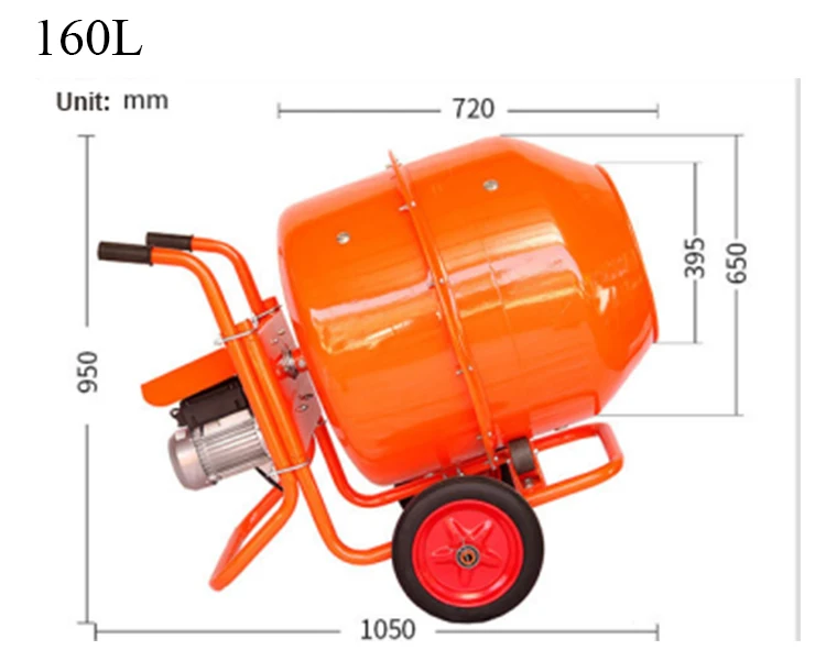 1 yard concrete feed mortar mixers prices