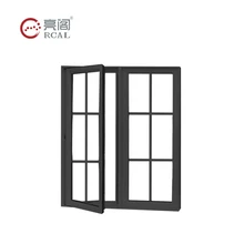 RCAL 998 Europeu Estilo Custom Made Portas e Janelas De Batente de Alum&iacute;nio de Design Da Grade