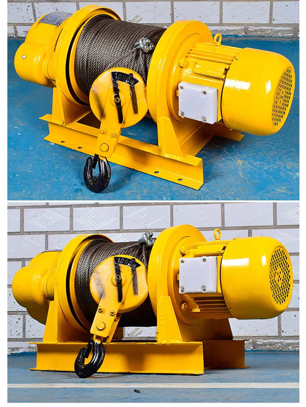 新型号 1000千克钢丝绳电动绞盘和施工升降机与更低的价格