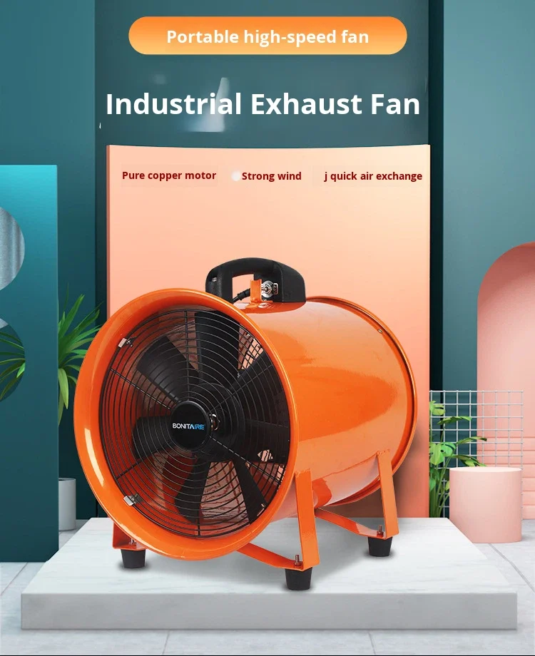 Axial Flow Fan, Portable, Copper - detail 2